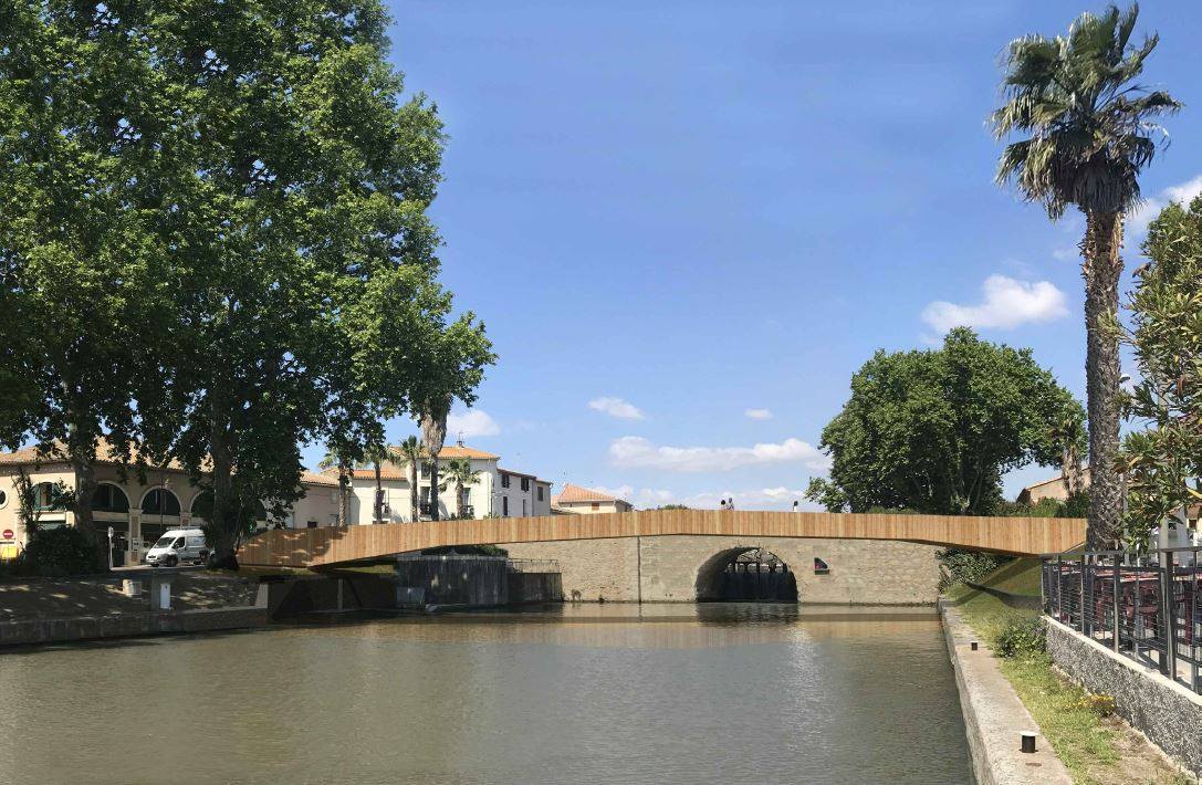 You are currently viewing Passerelle sur le Canal du Midi