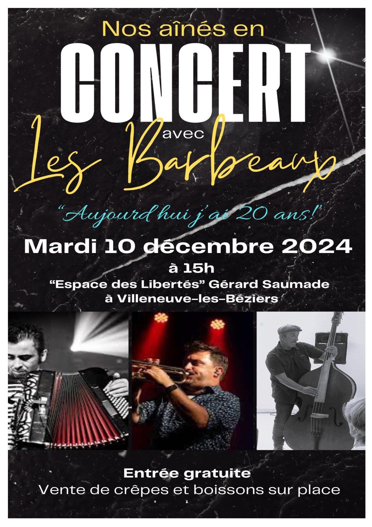 Onze senioren in concert met Les Barbeaux!
