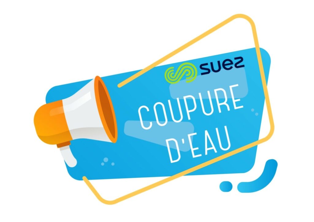 ⚠️Coupure d’eau