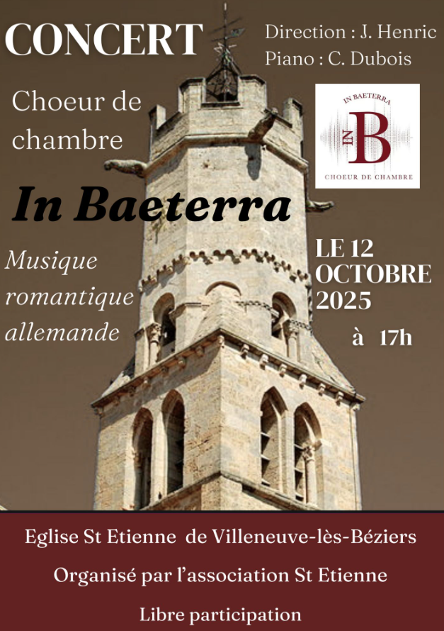 Concert exceptionnel à l’Eglise Saint-Etienne