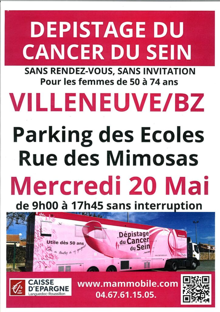 Depistage du cancer du sein (MAMMOBILE)