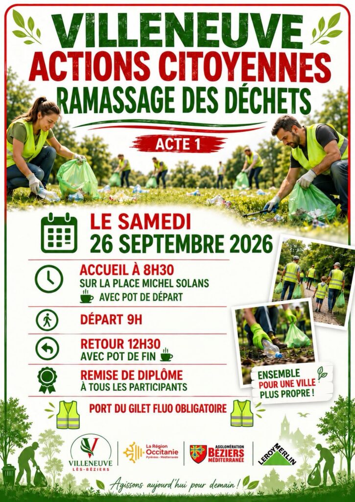 TOUS ENSEMBLE POUR UNE VILLE PLUS PROPRE ! 