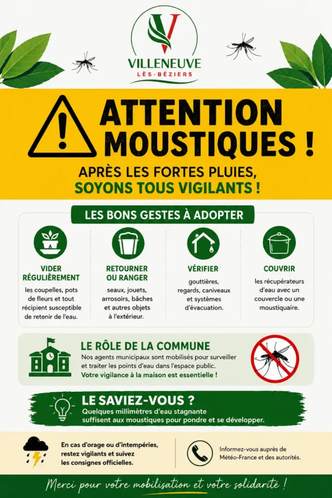 ATTENTION MOUSTIQUES !